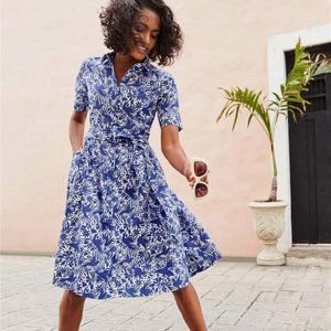Boden Anastasia Fit and Flare Midi Dress US8